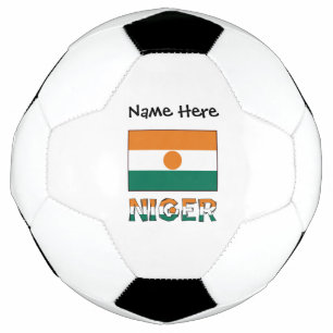 Niger Nigerian Flag Black Personalisation Football