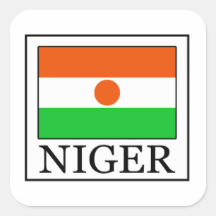 Niger Square Sticker