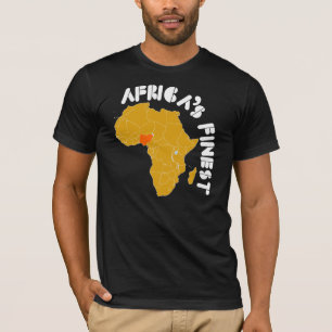 Nigeria, Africa map design T-Shirt