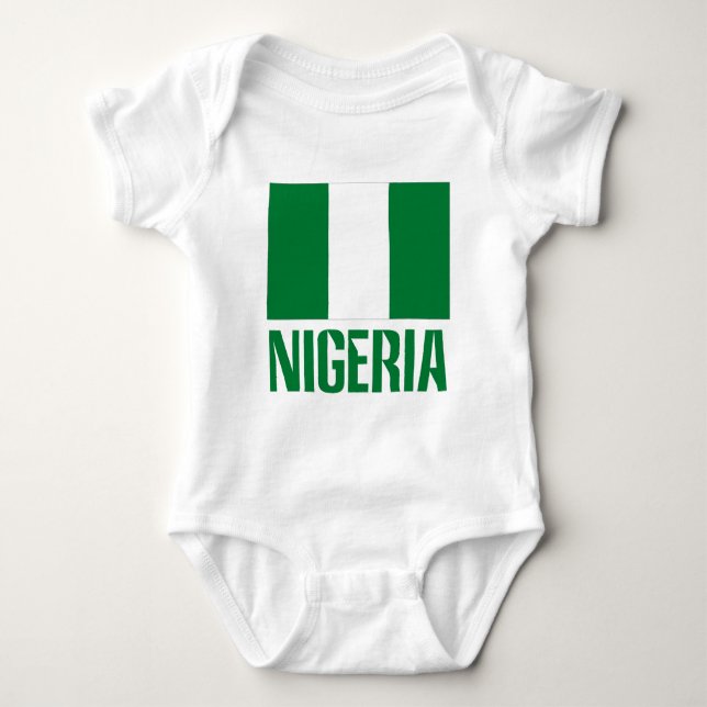 Nigeria Baby Bodysuit (Front)
