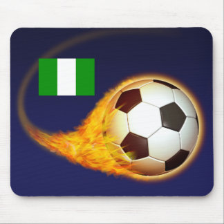Nigeria Blazing Soccer Mouse Mat