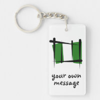 Nigeria Brush Flag