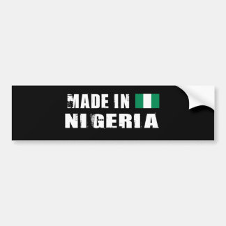 NIGERIA BUMPER STICKER
