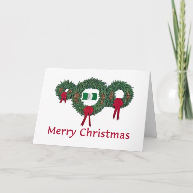 Nigeria Christmas 2 Holiday Card (Front)