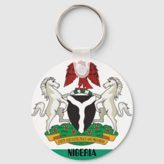 Nigeria_coa, NIGERIA Key Ring (Front)