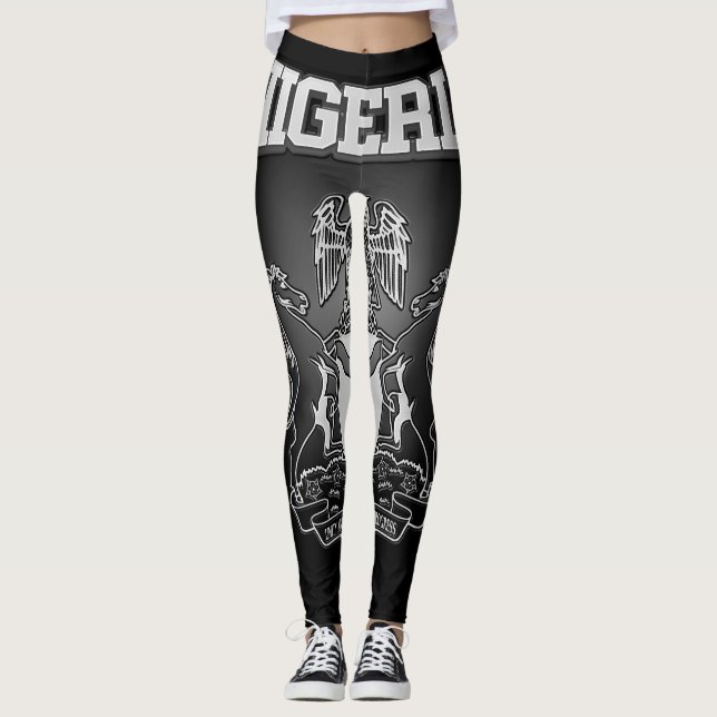 Nigeria Coat of Arms Leggings (Front)