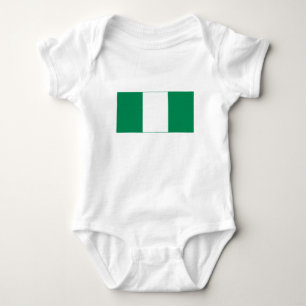 Nigeria Flag Baby Bodysuit