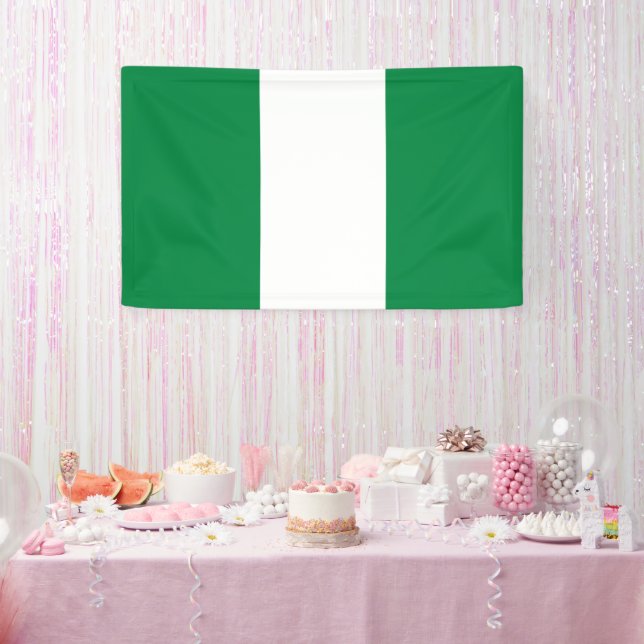 Nigeria flag banner (Party)
