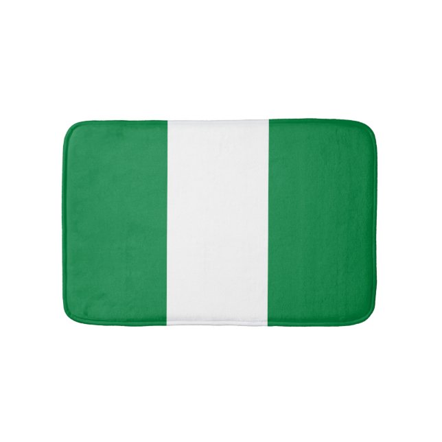 Nigeria flag bath mat (Front)