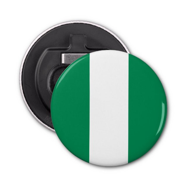 Nigeria Flag Bottle Opener (Front)