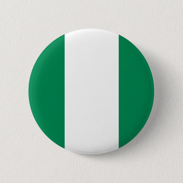 Nigeria Flag Button (Front)
