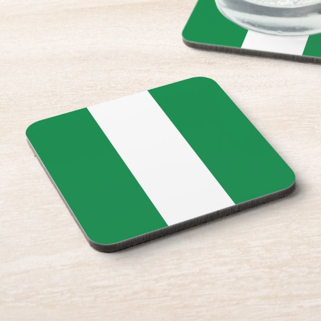 Nigeria flag coaster (Left Side)