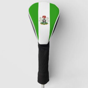 Nigeria flag-coat of arms  golf head cover