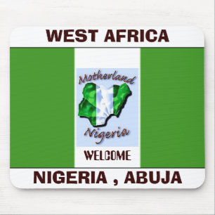 nigeria flag copy, NIGERIA TODAY copy, WEST AFR... Mouse Mat