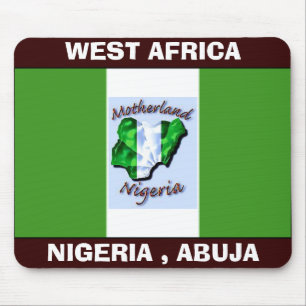 nigeria flag copy, NIGERIA TODAY copy, WEST AFR... Mouse Mat