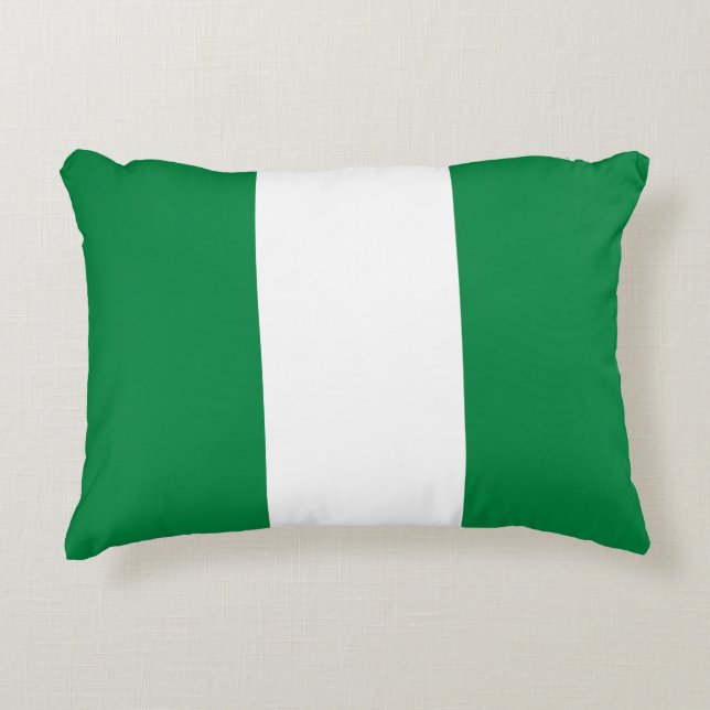 Nigeria flag decorative cushion (Front)