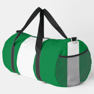 Nigeria flag duffle bag