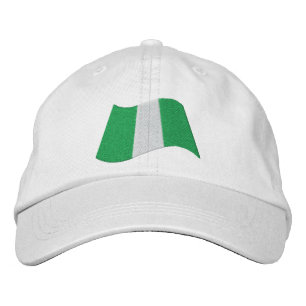 Nigeria Flag Embroidered Hat