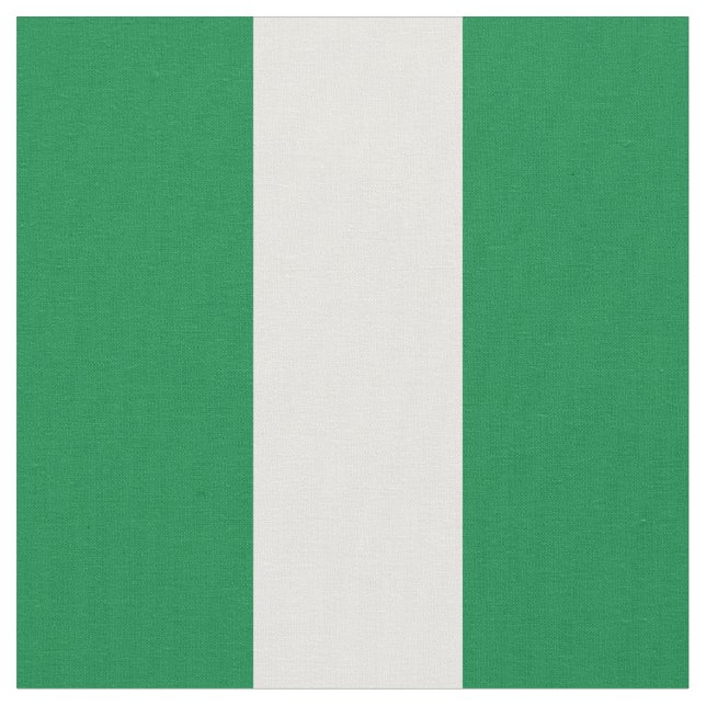 Nigeria flag fabric (Close Up)