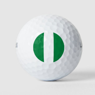 Nigeria flag golf balls