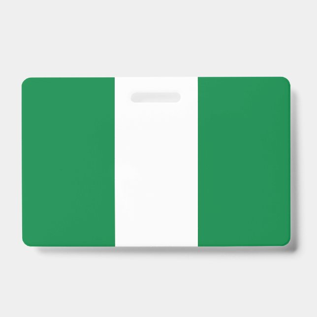 Nigeria flag ID badge (Front)