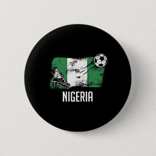 Nigeria Flag Jersey Nigerian Soccer Team Nigerian 6 Cm Round Badge