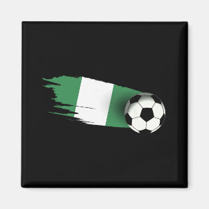 Nigeria Flag Jersey Nigerian Soccer Team Nigerian Magnet