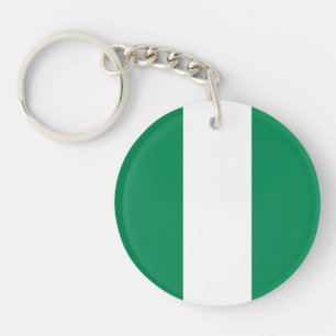 Nigeria Flag Key Ring