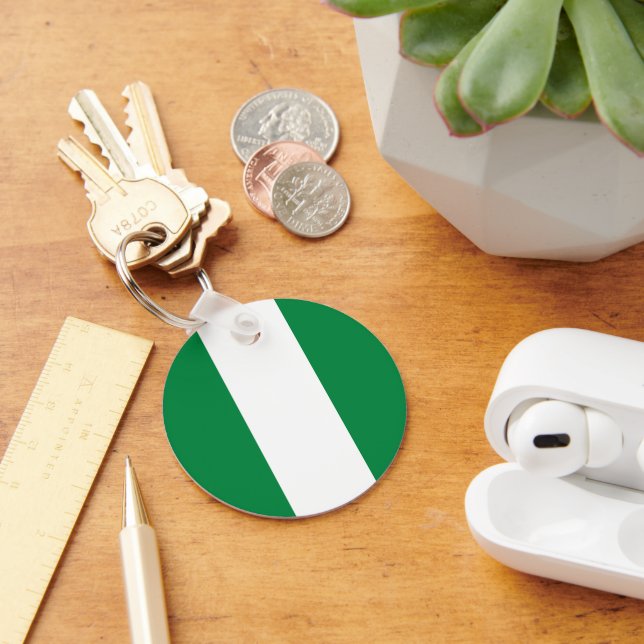 Nigeria flag key ring (Desk)
