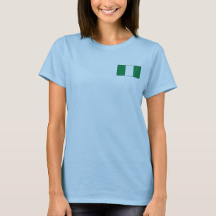 Nigeria Flag + Map T-Shirt