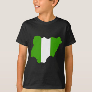 Nigeria flag map T-Shirt