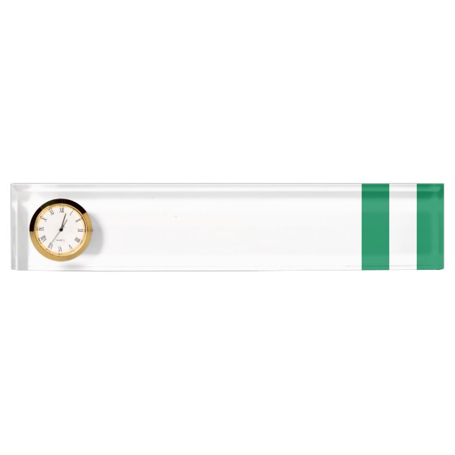 Nigeria Flag Nameplate (Front)