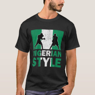 Nigeria Flag Nigerian Boxing Club Vintage T-Shirt