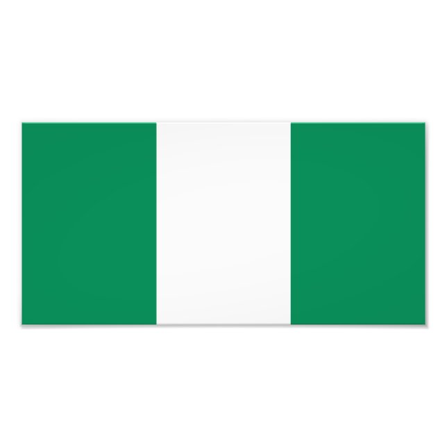 Nigeria Flag Photo Print (Front)