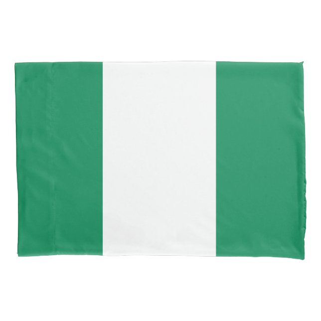 Nigeria Flag Pillowcase (Front)