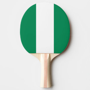 Nigeria Flag Ping Pong Paddle