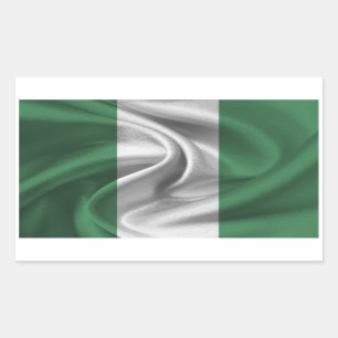 Nigeria Flag Rectangular Sticker