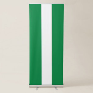 Nigeria flag retractable banner