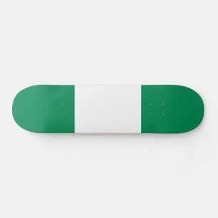 Nigeria Flag Skateboard