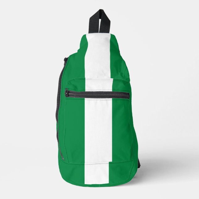 Nigeria flag sling bag (Front)