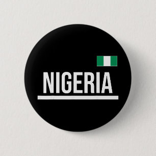 Nigeria Flag Sports Jersey 6 Cm Round Badge