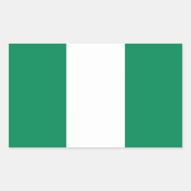 Nigeria Flag Sticker (Front)