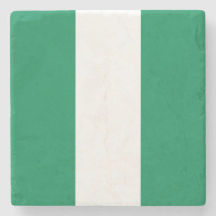 Nigeria Flag Stone Coaster