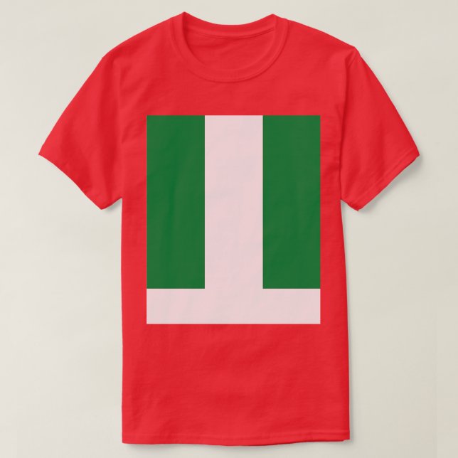Nigeria Flag T-Shirt (Design Front)
