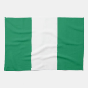 Nigeria Flag Tea Towel