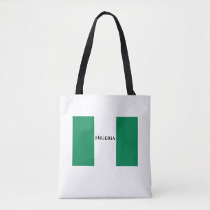 Nigeria Flag Tote Bag