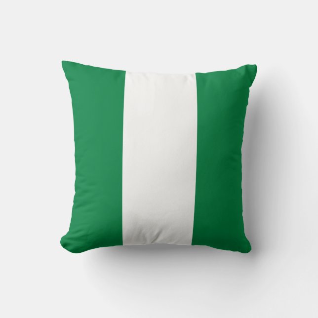 Nigeria Flag x Flag Pillow (Front)