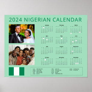 Nigeria Insert Photo 2024 Nigerian Celebration Poster