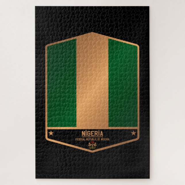 Nigeria Jigsaw Puzzle (Vertical)