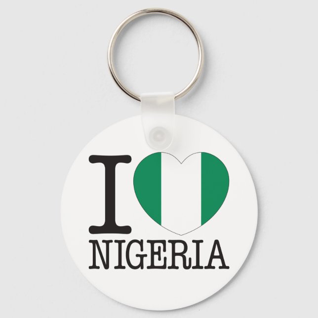 Nigeria Love v2 Key Ring (Front)